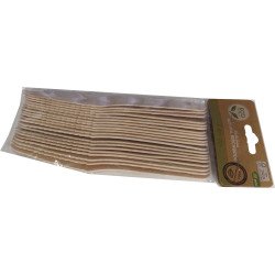 20 Couteaux en Bois Jetables Écologiques