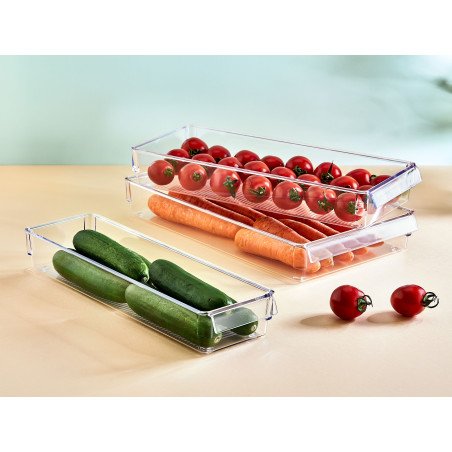Clear Refrigerator Organizer Bin - Mini Size