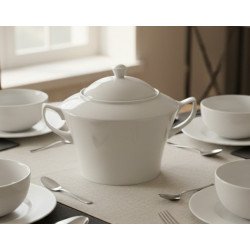 Soupière Royale en Porcelaine Blanche
